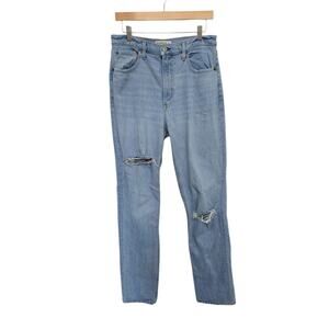 Abercrombie & Fitch The 90s Ultra High Rise Straight Jeans Med Blue Size 30/10XL